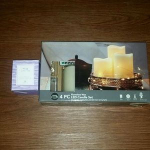 Anderson Lilley Candle & Flameless LED Candle Set